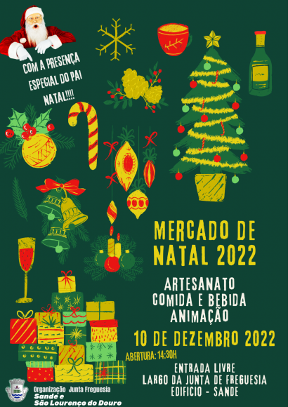 Mercado de Natal 2022 - Sande e S&atilde;o Louren&ccedil;o do Douro 